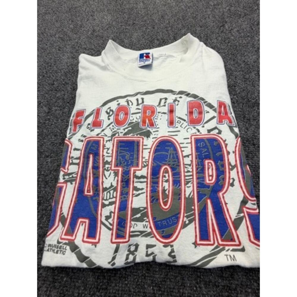 Vintage Russell Athletic Florida Gators Graphic Tee USA M - Picture 7 of 8